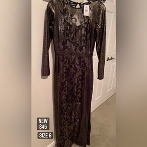 Long sleeve maxi dress